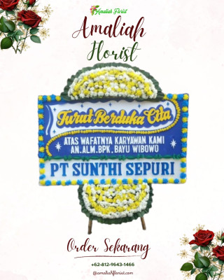 Papan Bunga Duka di Kadununggal